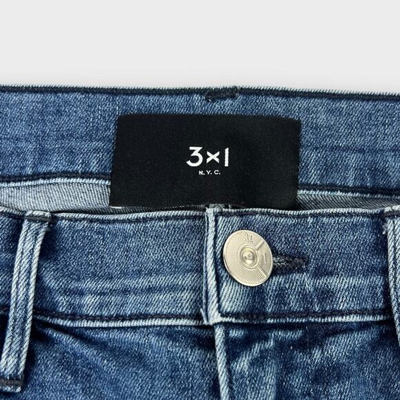 3x1 Austin Crop High Rise Straight Leg Jean in Eliza Size 28 - Picture 5 of 7